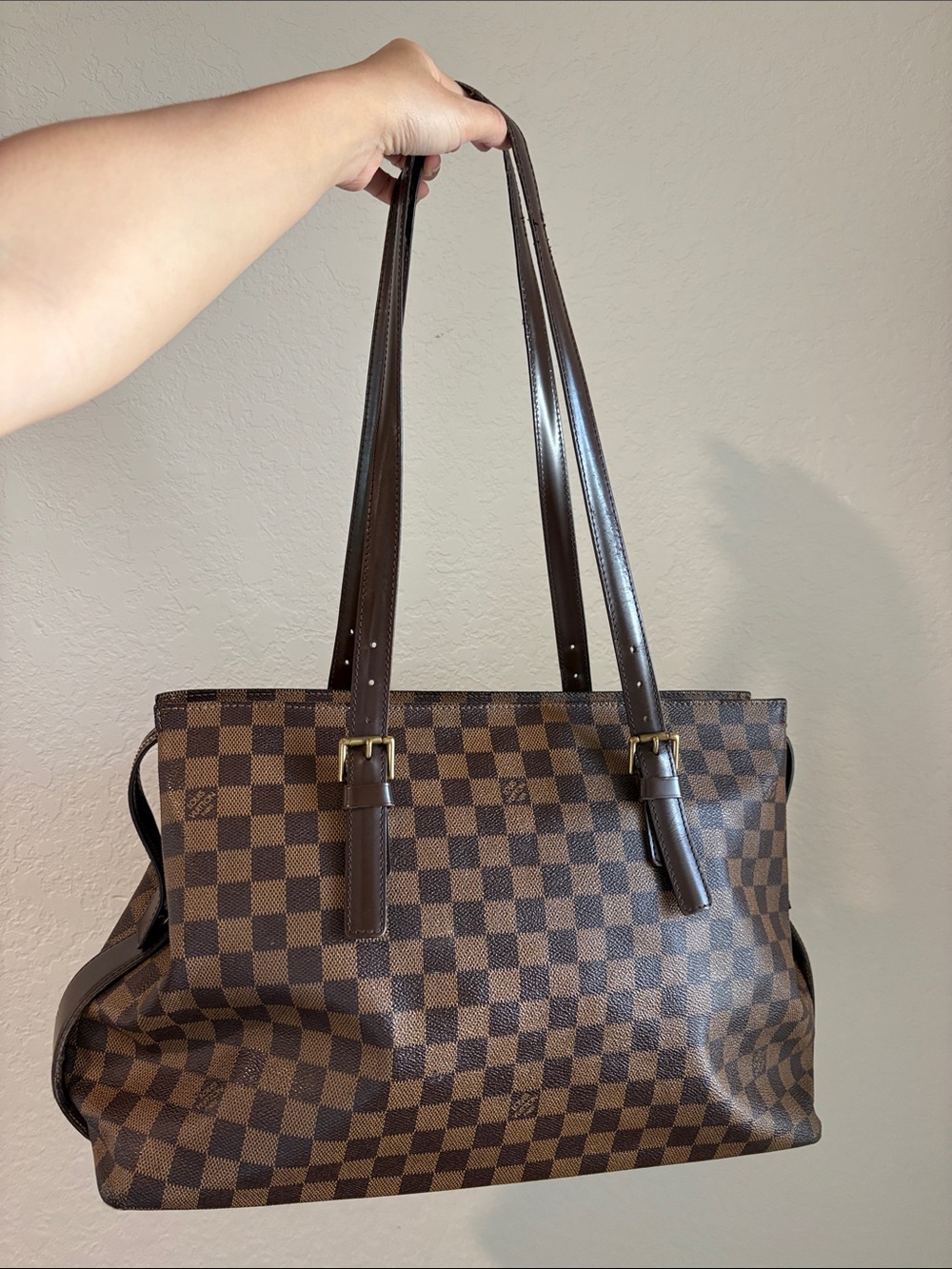 Sold LOUIS VUITTON TH1015 Damier Ebene Chelsea with Lock 315 - Picture 15 of 15